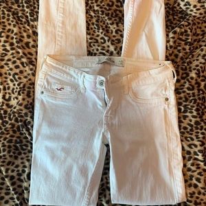 White skinny jeans size 3